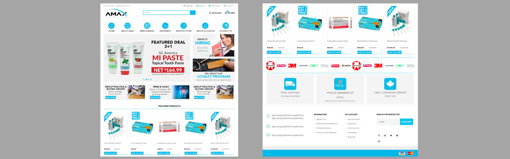Amax new website